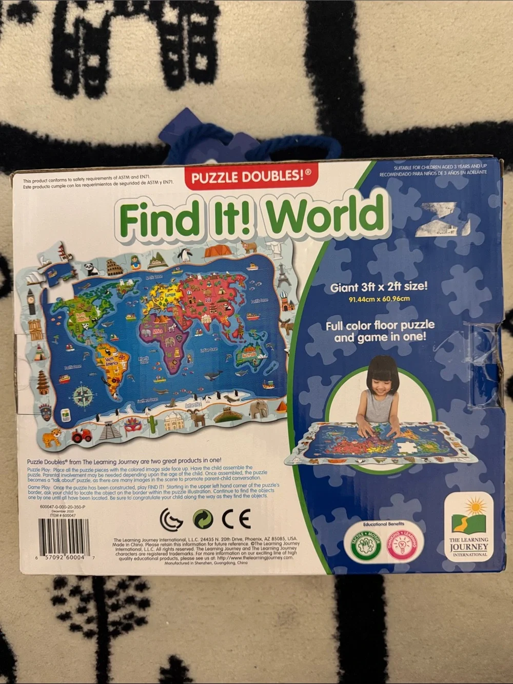 The Learning Journey Find It! World Giant Puzzle